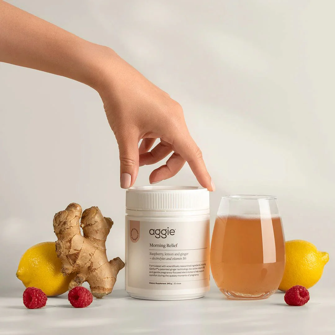 Aggie Morning Relief - Raspberry, Lemon & Ginger 240g - Image 3