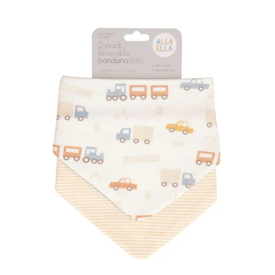 All4Ella Bandana Bibs 2 Pack