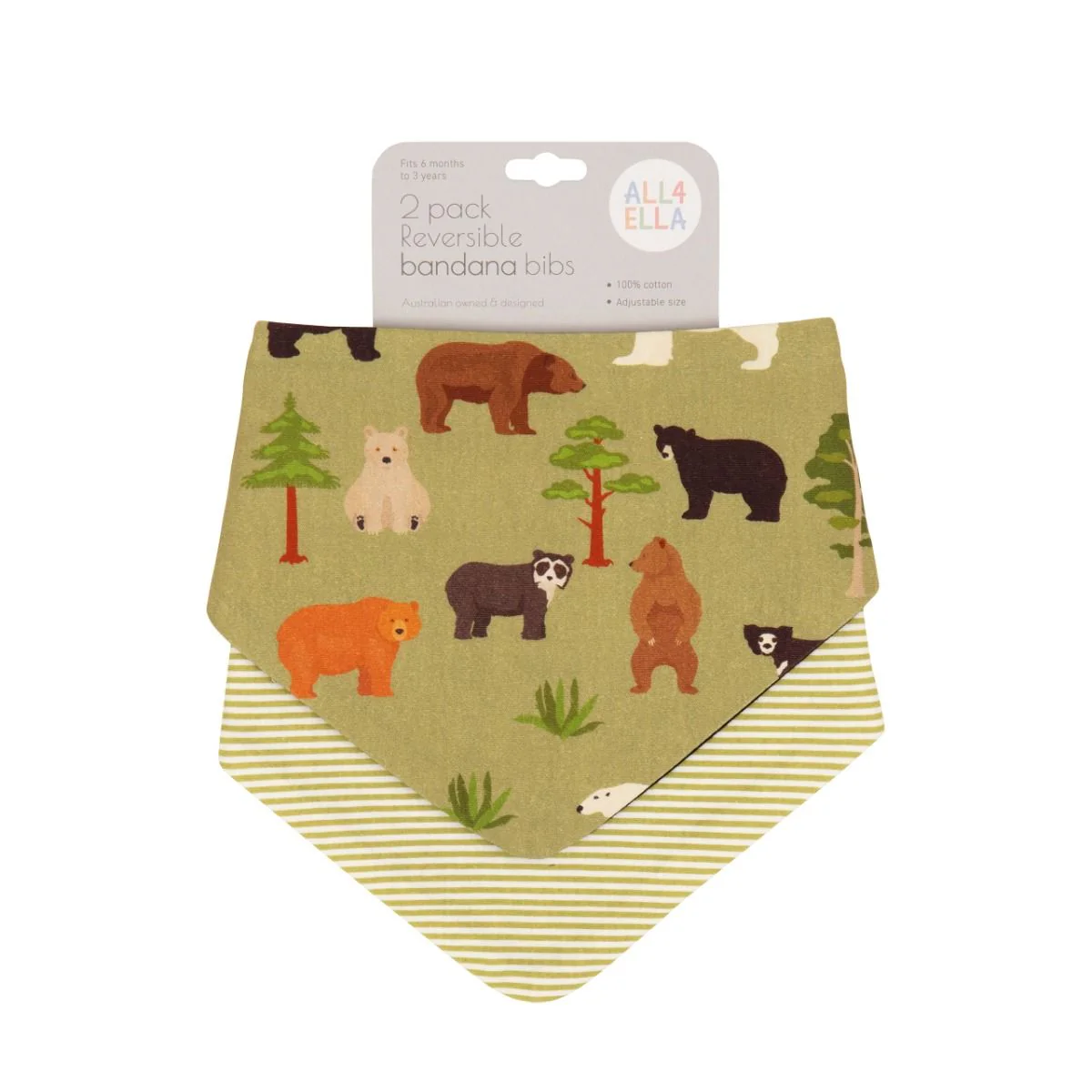 All4Ella Bandana Bibs 2 Pack - Image 15