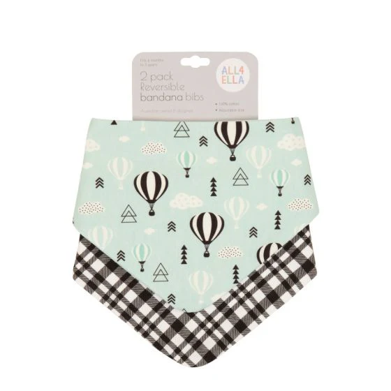 All4Ella Bandana Bibs 2 Pack - Image 5