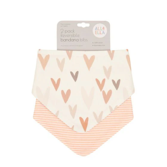 All4Ella Bandana Bibs 2 Pack - Image 7