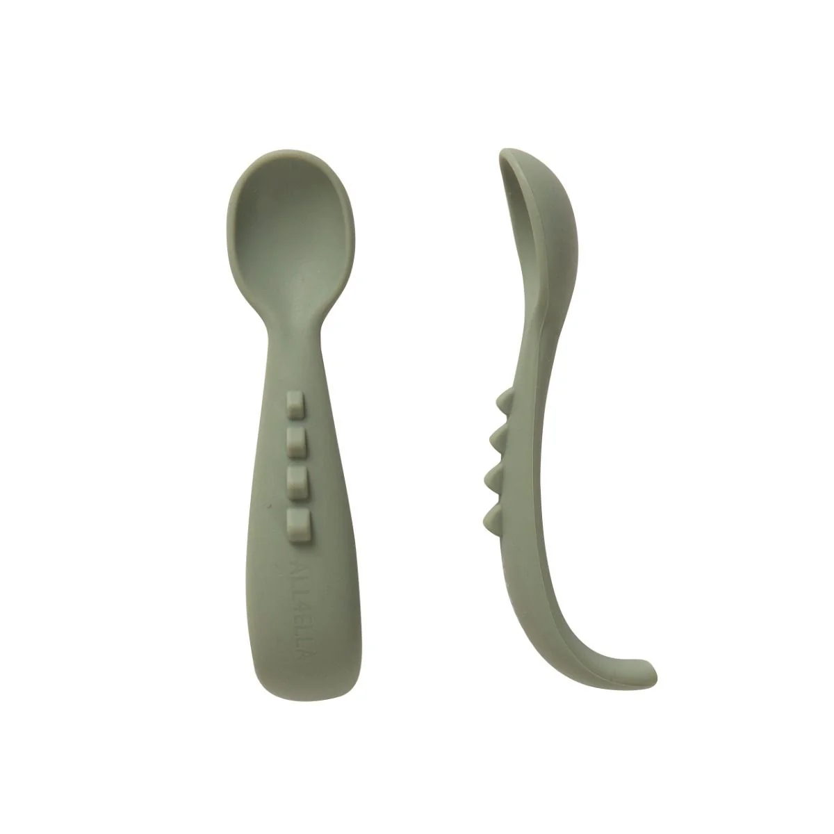 All4Ella Comfy grip silicone spoons 2pk - Image 5