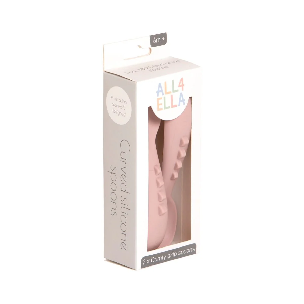 All4Ella Comfy grip silicone spoons 2pk - Image 7