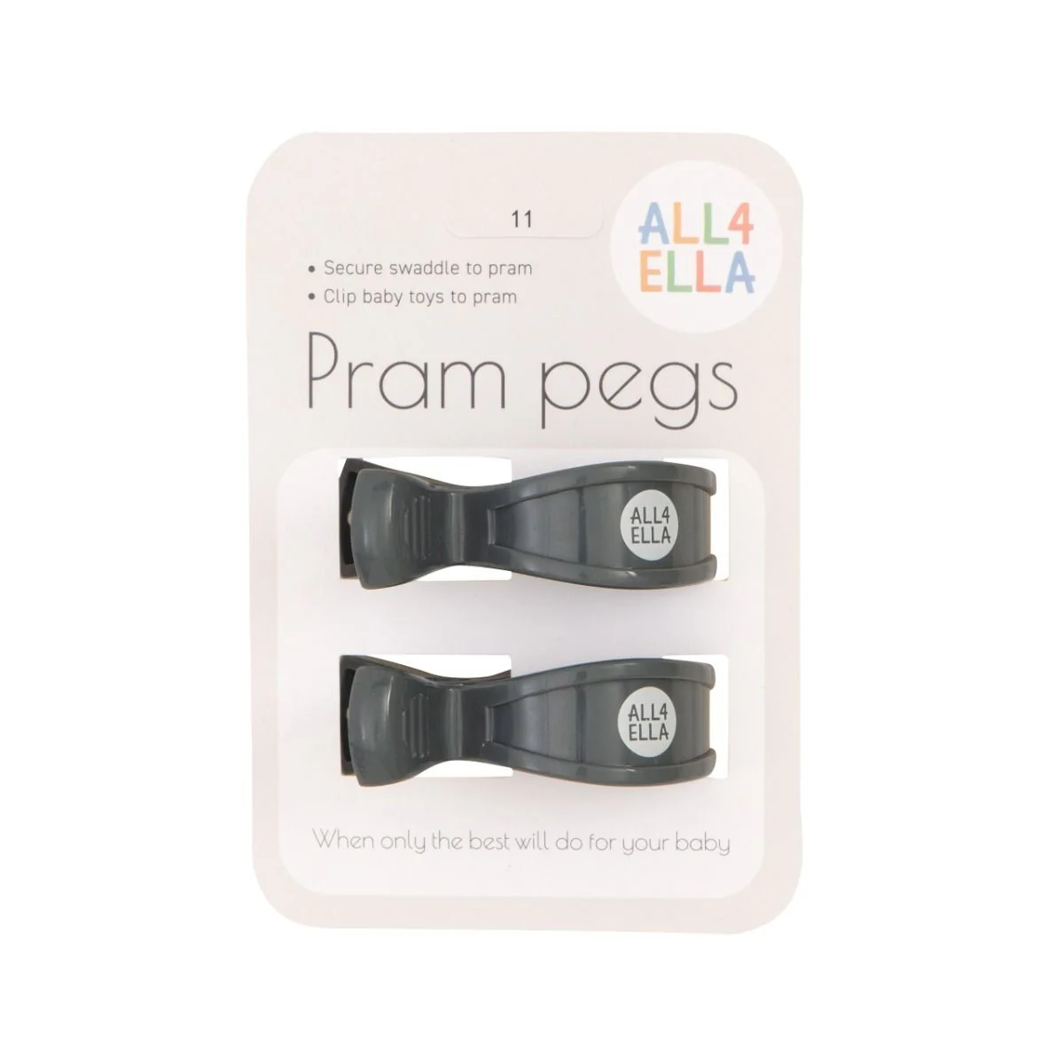 All4Ella Pram/Stroller Pegs 2pk - Image 3