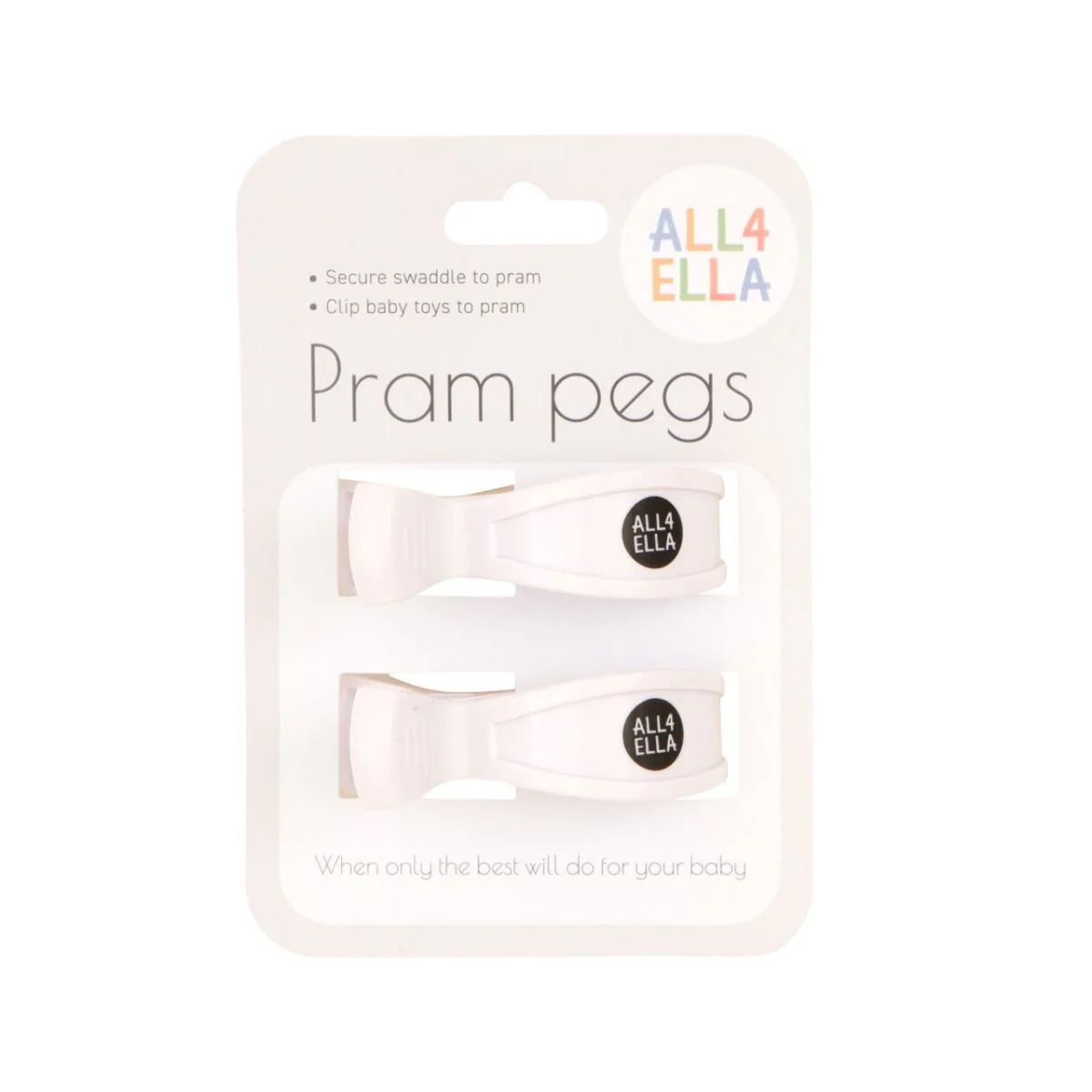 All4Ella Pram/Stroller Pegs 2pk - Image 4