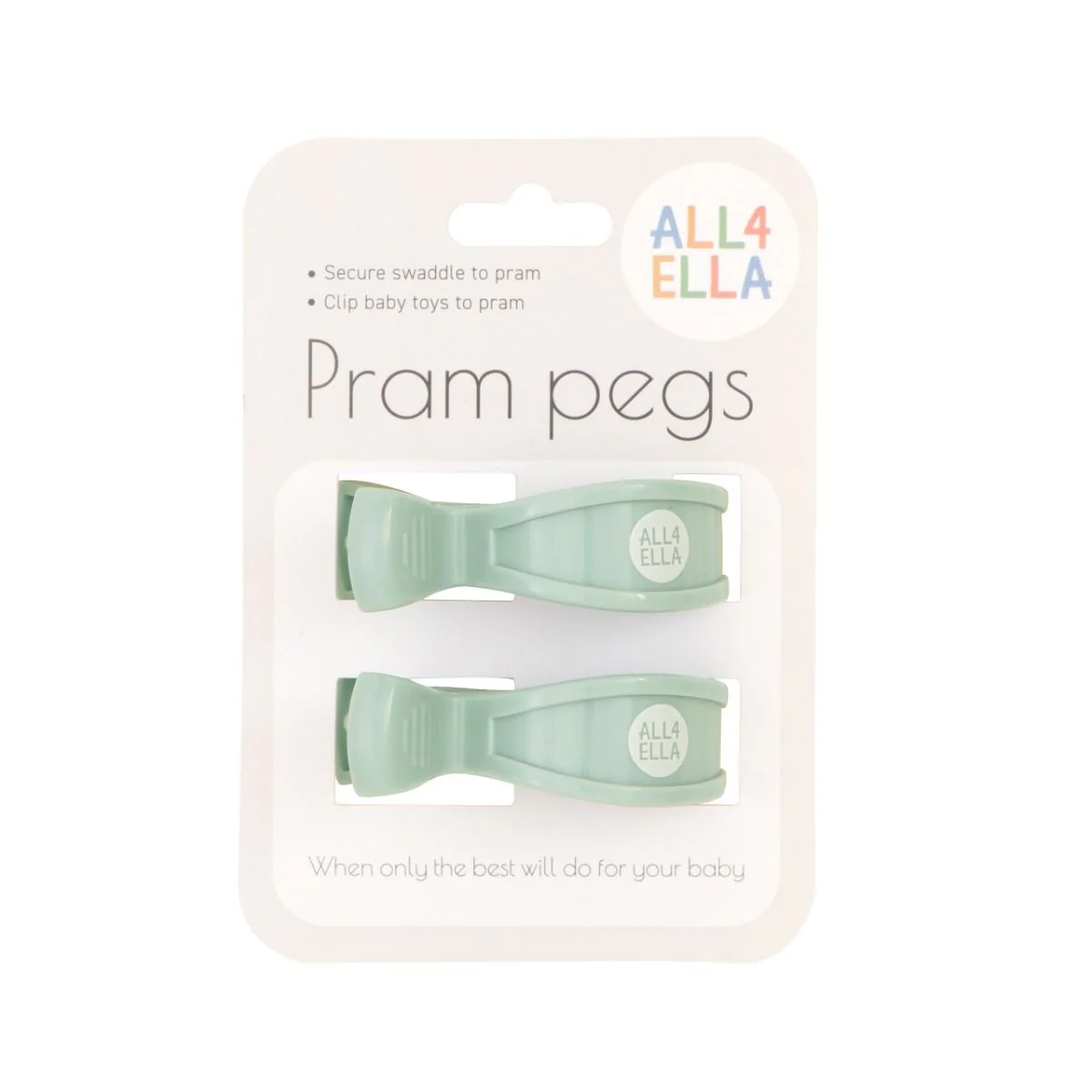 All4Ella Pram/Stroller Pegs 2pk - Image 7