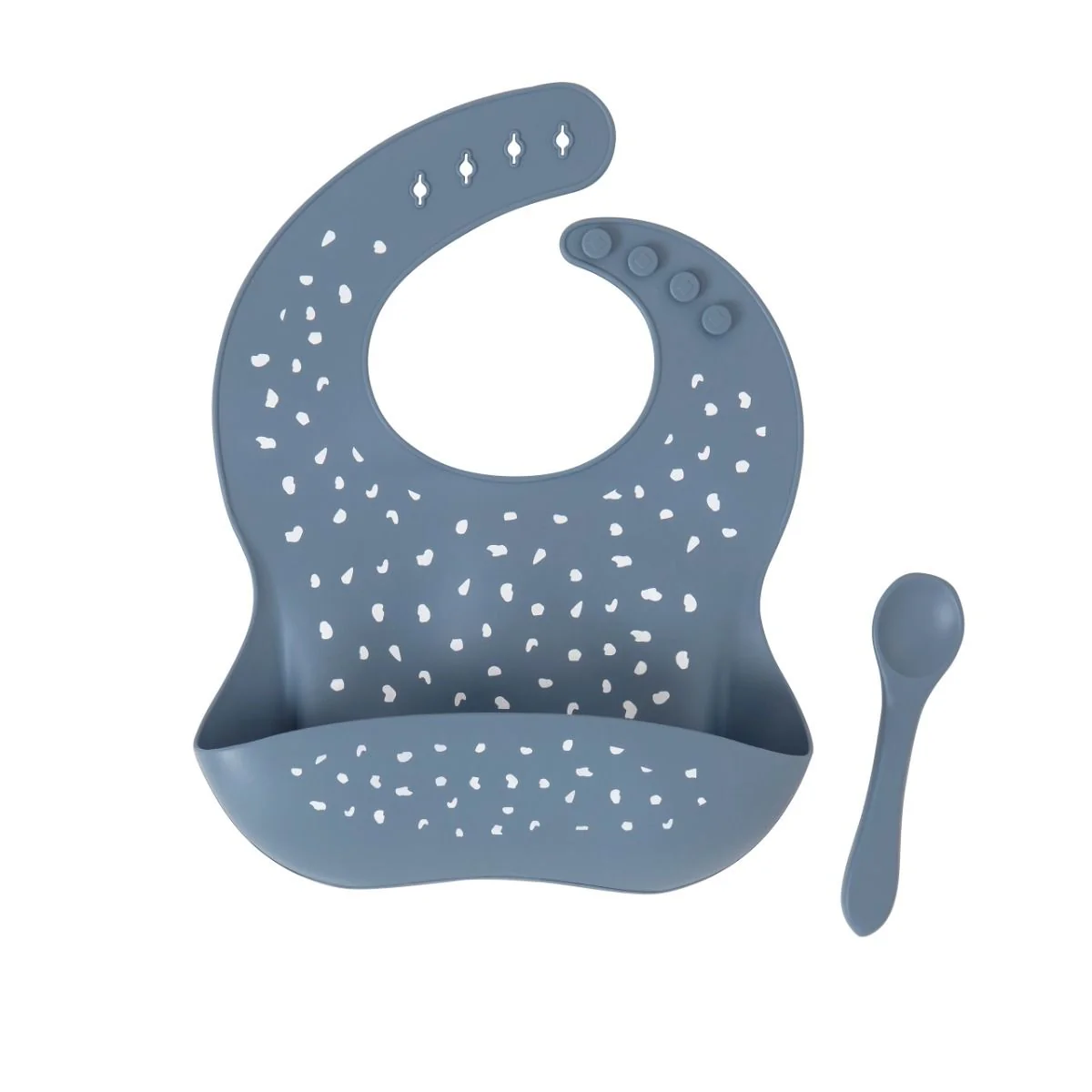 All4Ella Silicone Bib With Spoon - Image 3