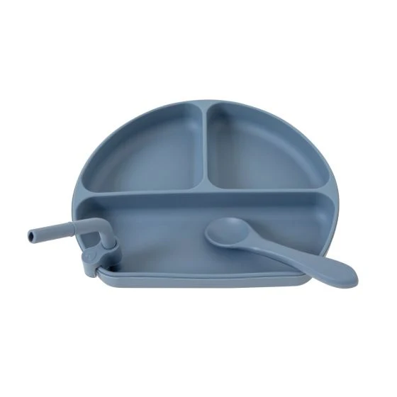 All4Ella Silicone Plate With Straw & Spoon - Image 5