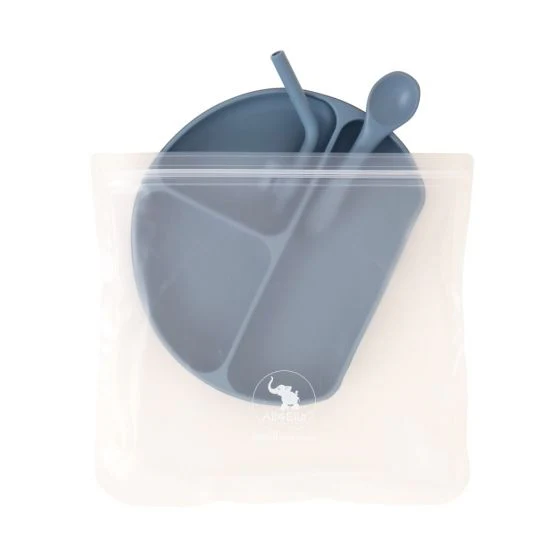 All4Ella Silicone Plate With Straw & Spoon - Image 6
