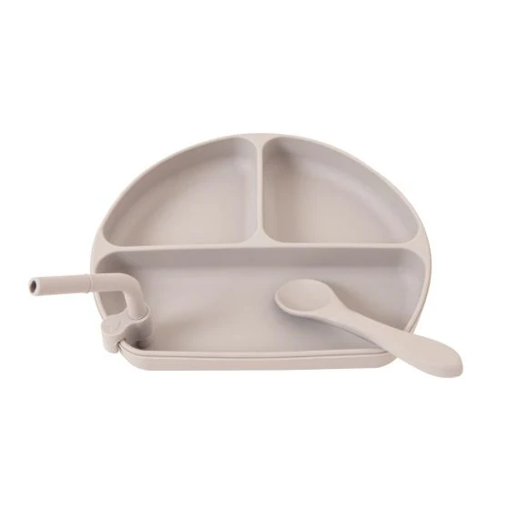 All4Ella Silicone Plate With Straw & Spoon - Image 7