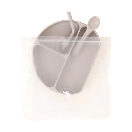 All4Ella Silicone Plate With Straw & Spoon - Image 8
