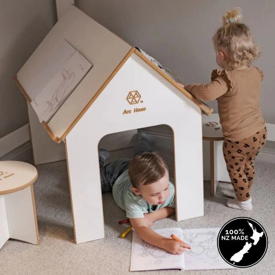 Arc House - 2 in 1 Playhouse & Desk + Seat Set - Image 5