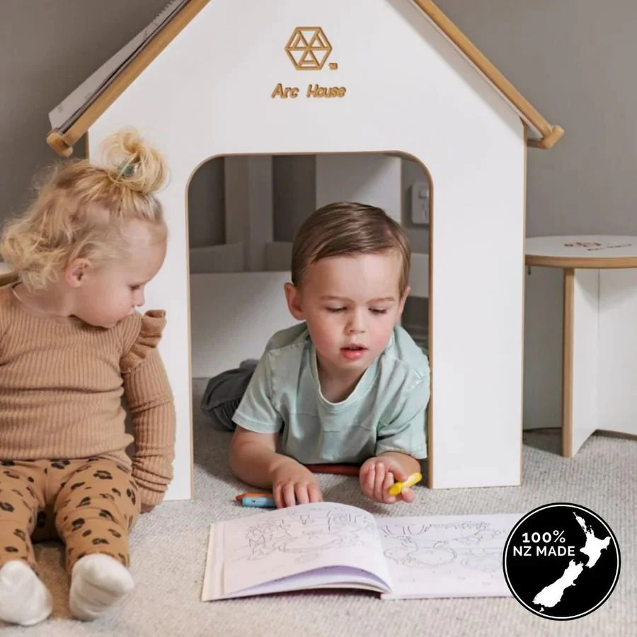 Arc House - 2 in 1 Playhouse & Desk + Seat Set - Image 8