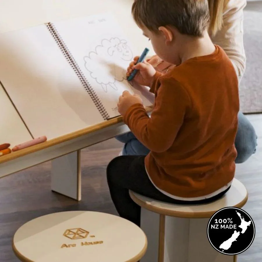 Arc House - 2 in 1 Playhouse & Desk + Seat Set - Image 9