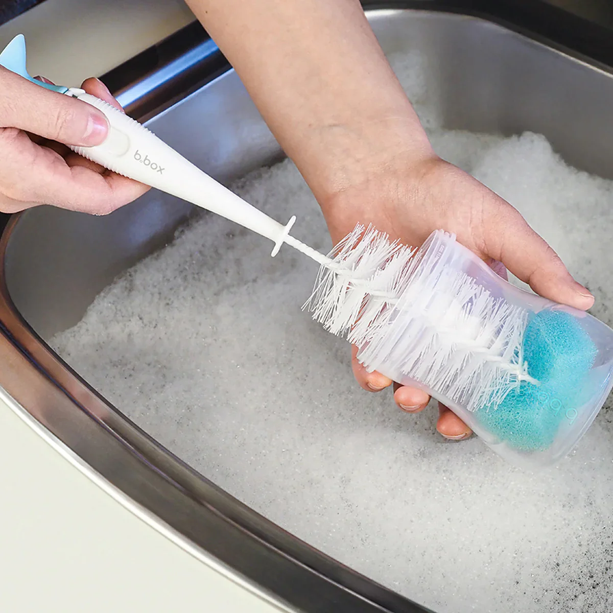 B.Box 2-in-1 Bottle & Teat Brush - Image 9