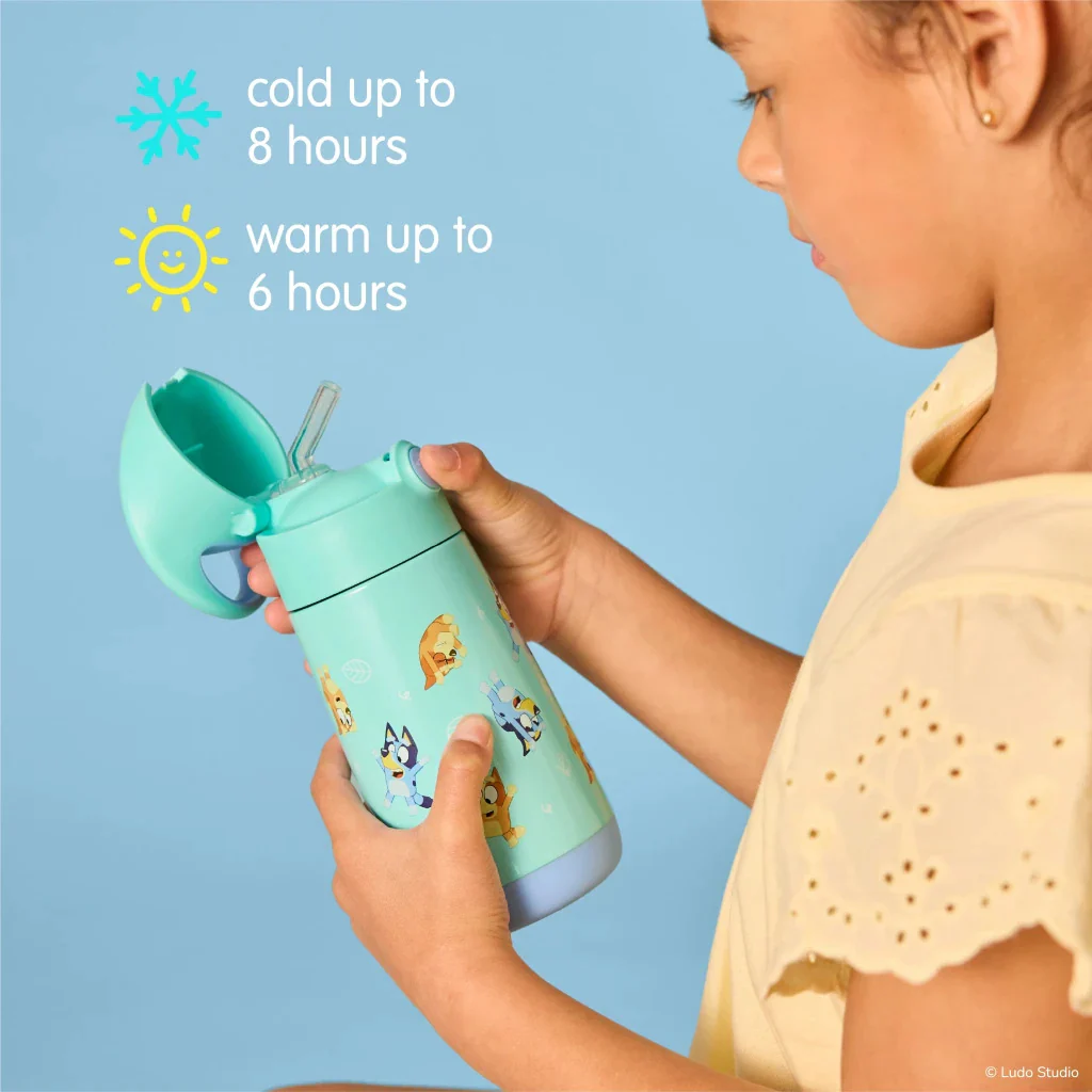 B.Box 350ml Insulated Drink Bottle Bluey S2 - Image 7