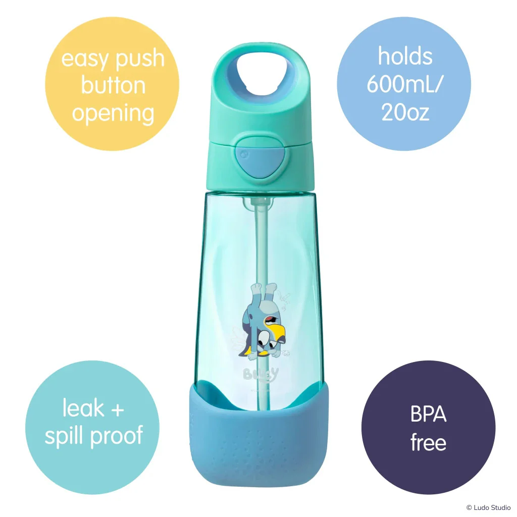 B.Box Tritan Drink Bottle 600ml Bluey S2 - Image 3