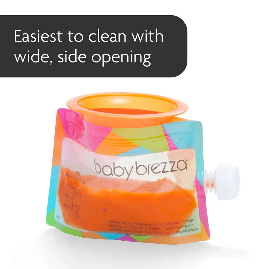 Baby Brezza Food Pouch With Funnel - 10pk - Image 3