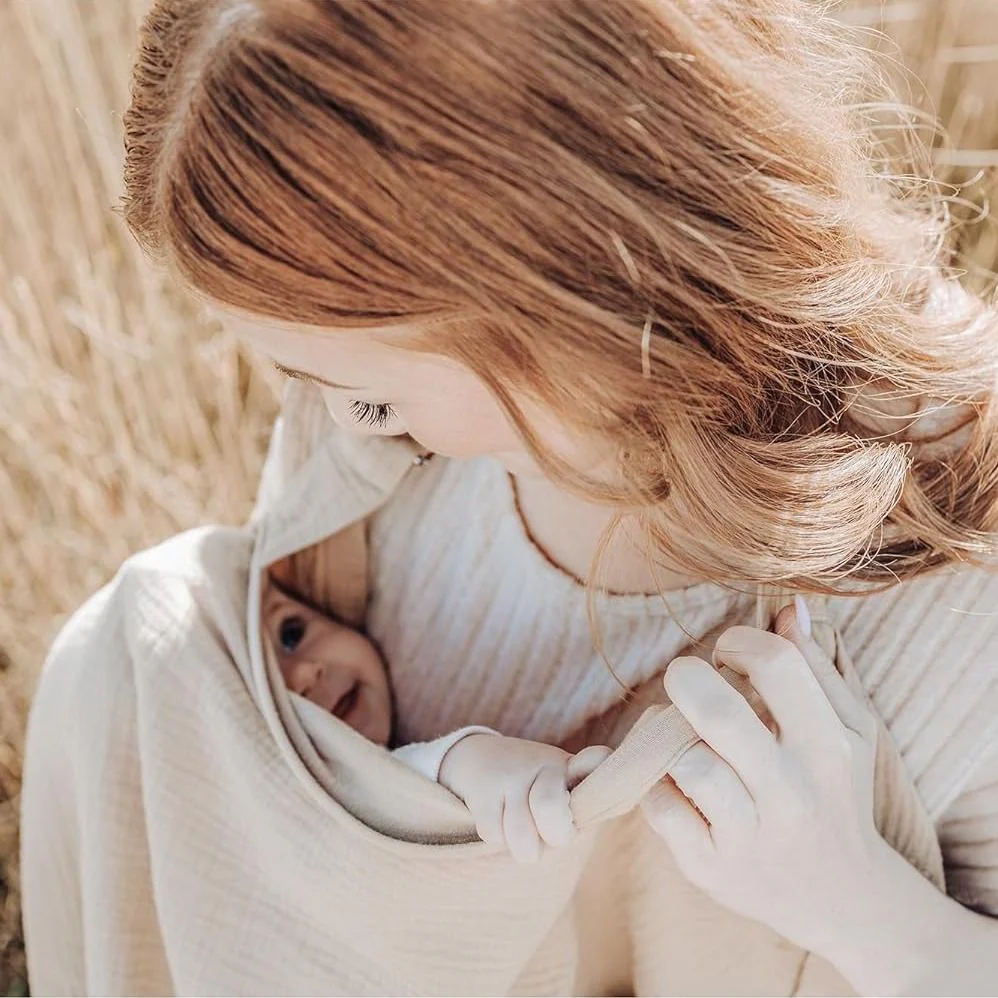 Baby First Essentials Muslin Nursing Cover - Image 3