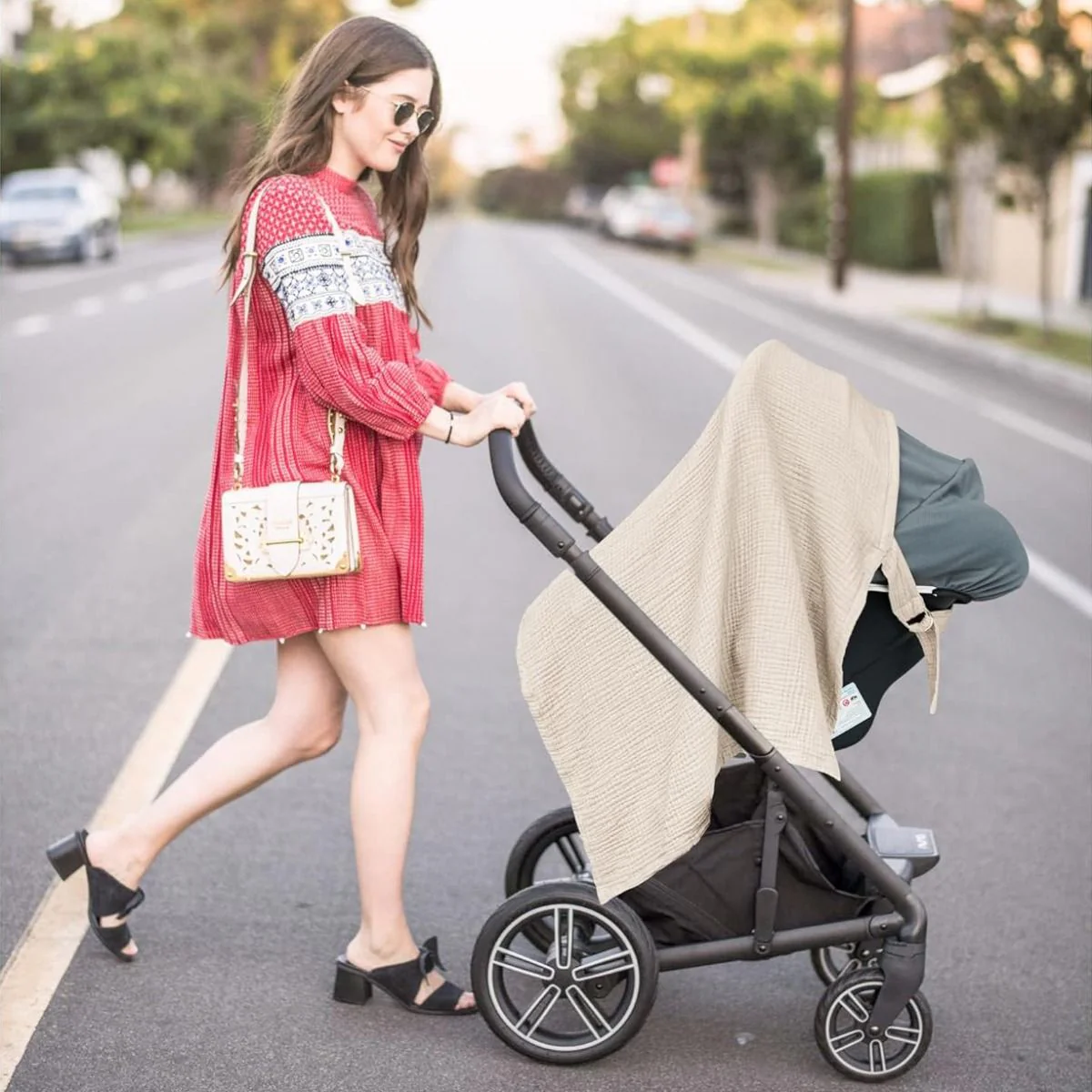 Baby First Essentials Muslin Nursing Cover - Image 4