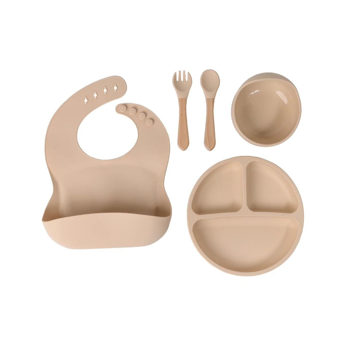 Baby First Essentials Silicone Feeding Set - Image 4
