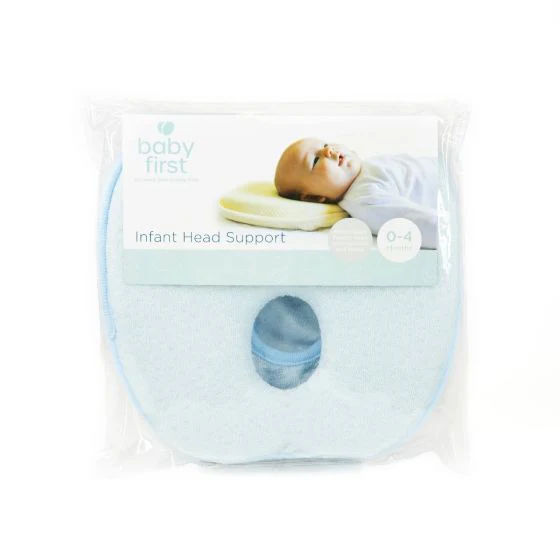 Baby First Infant Head Support Pillow with Case - Image 3