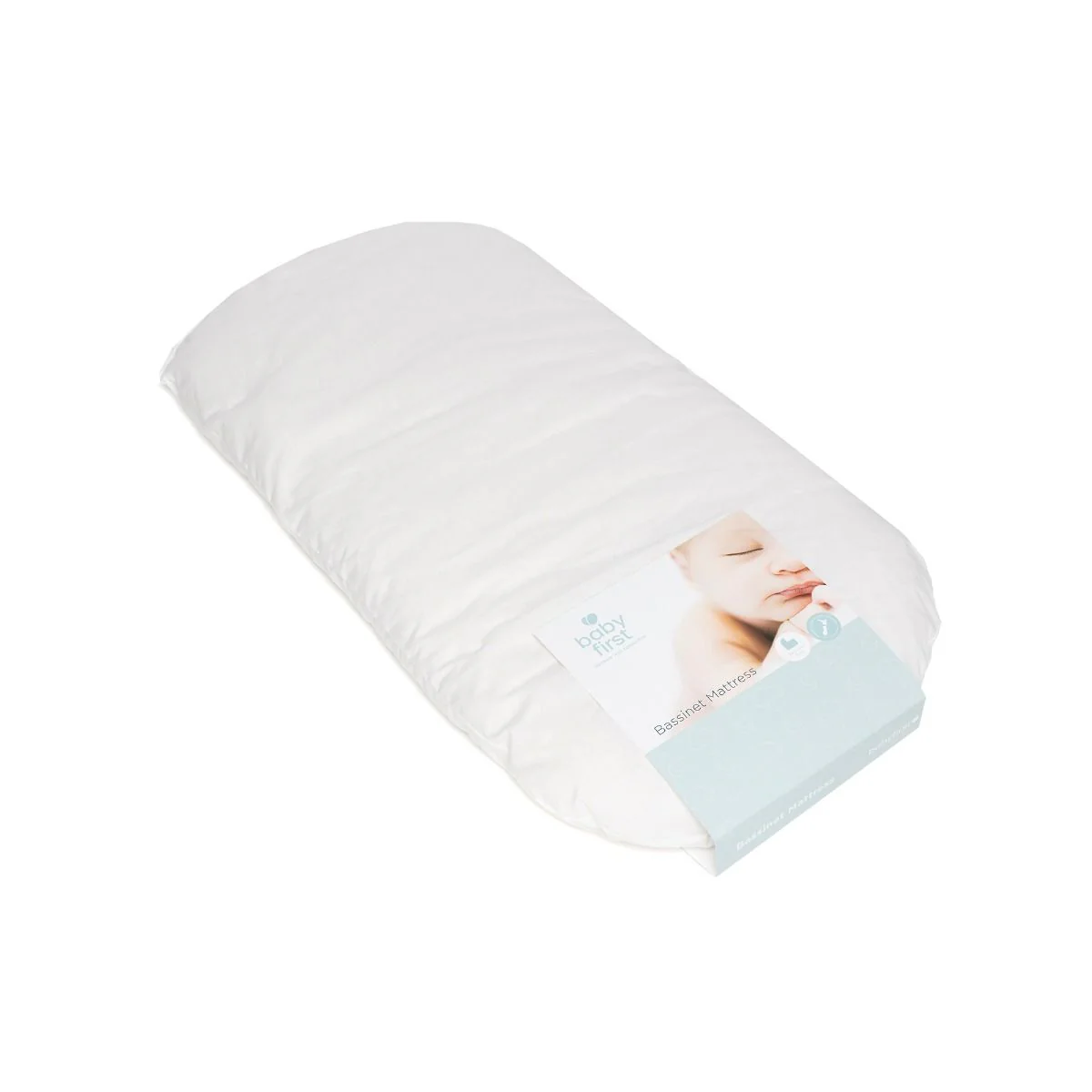 Baby First Round Bonded Wool/Foam Core Bassinet Mattress 800 x 380 x 60mm