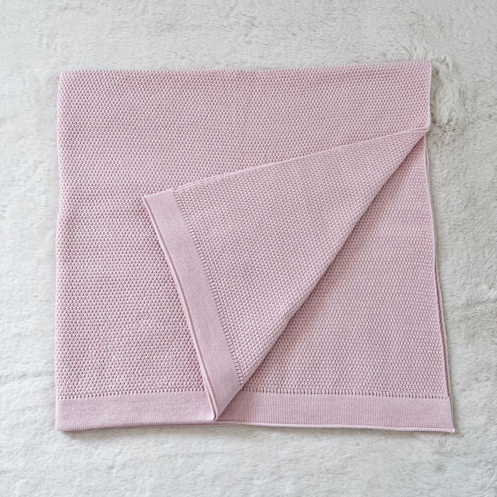 Baby On The Move Moss Stitch Merino Bassinet Blanket 90 x 90 cm - Image 11