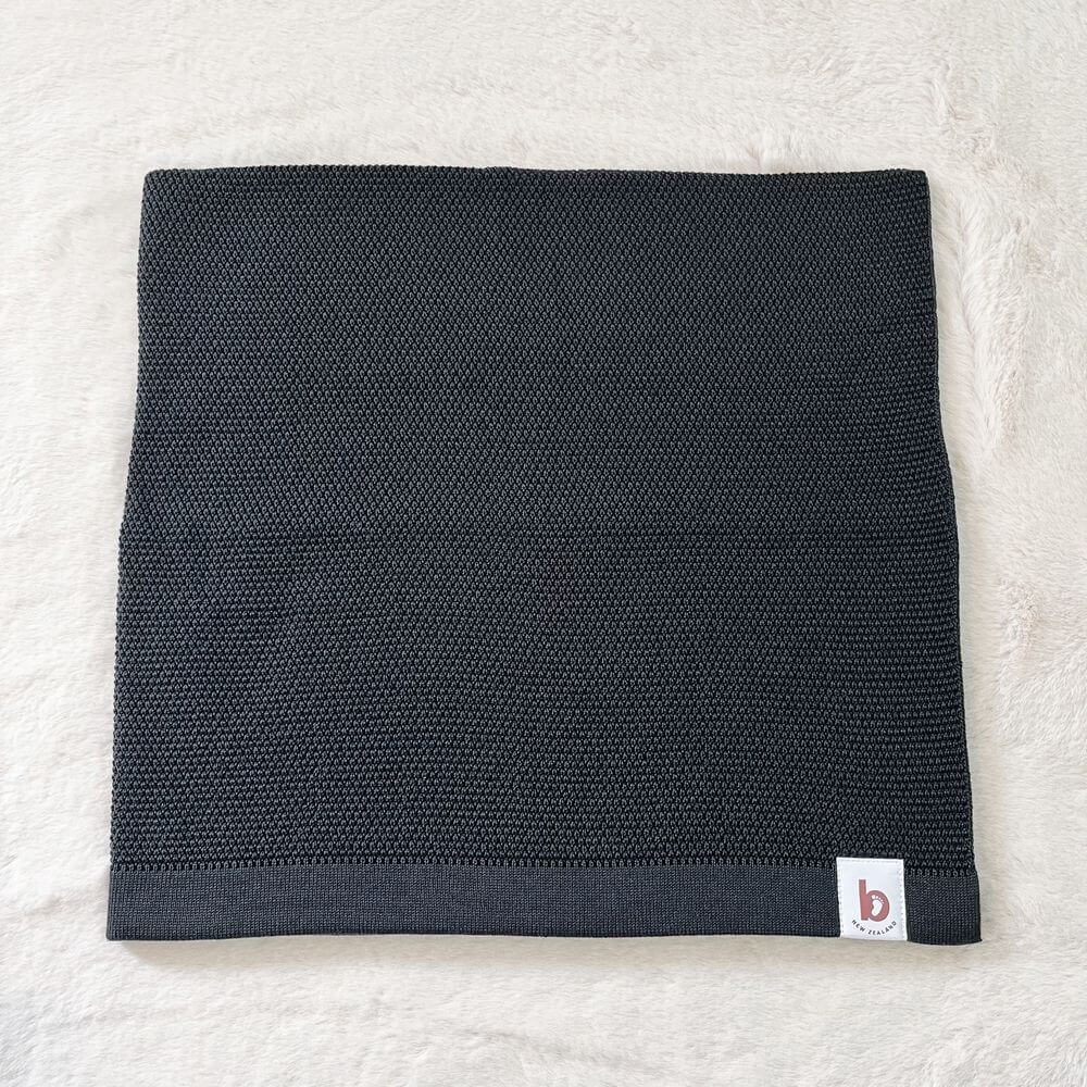 Baby On The Move Moss Stitch Merino Bassinet Blanket 90 x 90 cm - Image 4