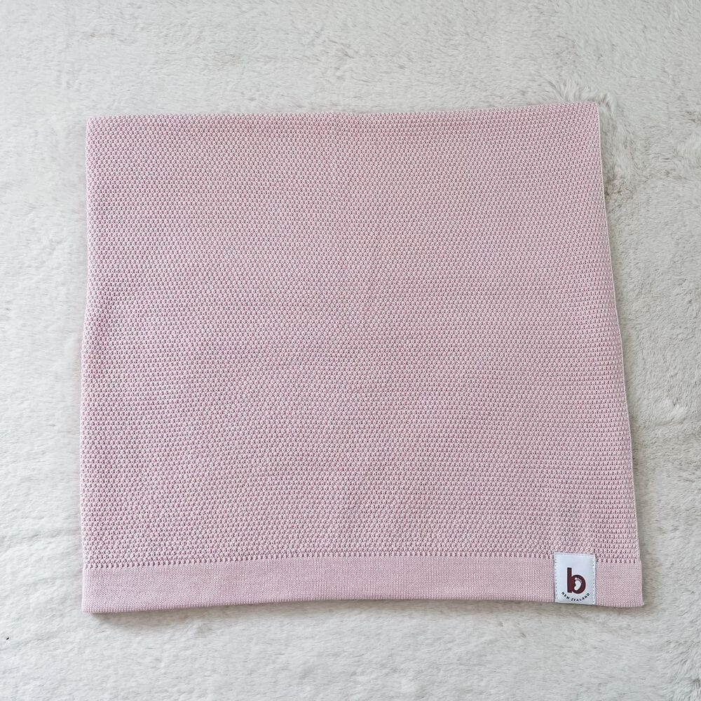 Baby On The Move Moss Stitch Merino Bassinet Blanket 90 x 90 cm - Image 5