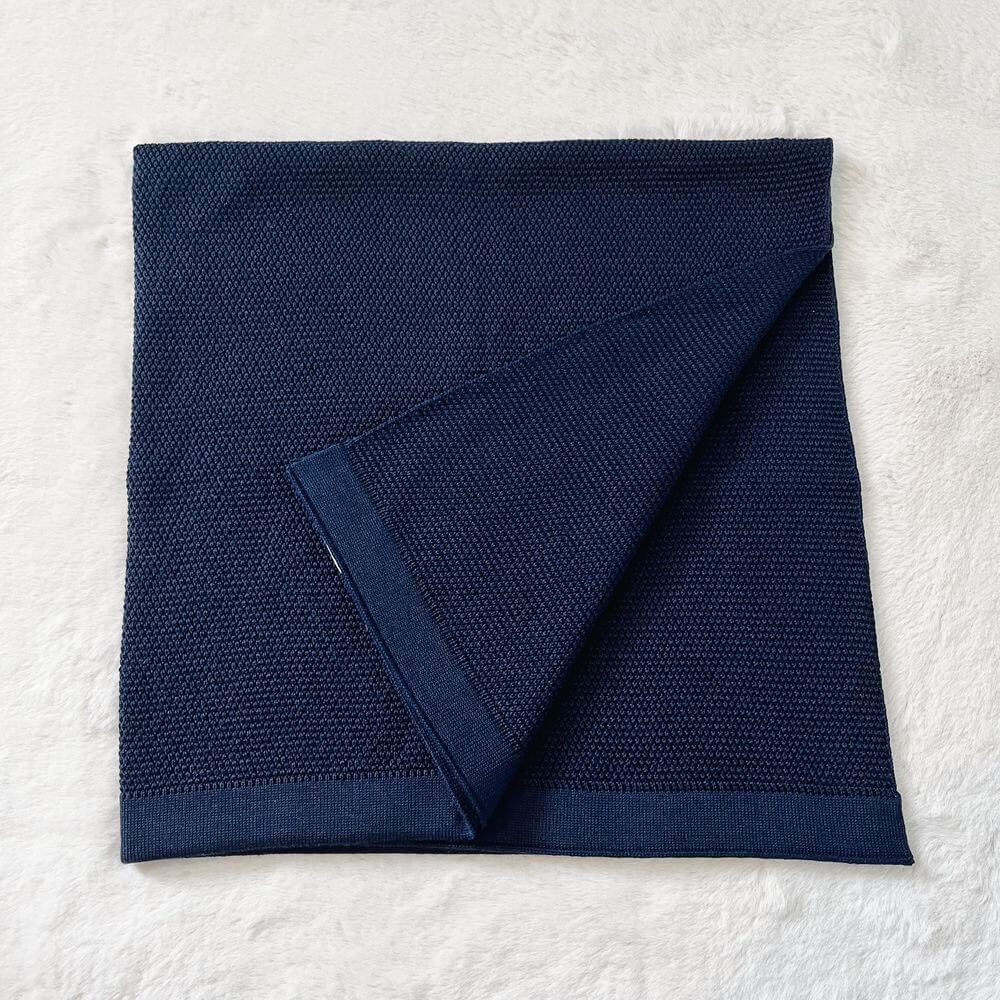 Baby On The Move Moss Stitch Merino Bassinet Blanket 90 x 90 cm - Image 8