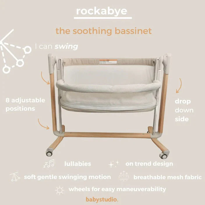 Baby Studio Rockabye - Soothing Bassinet - Image 3