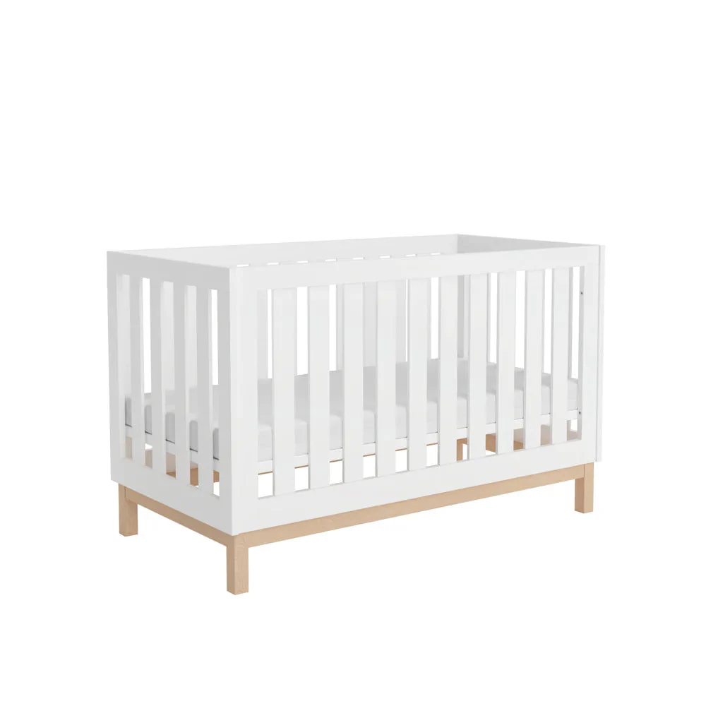 Babyrest Bailey Cot (1400x700) White - Image 2
