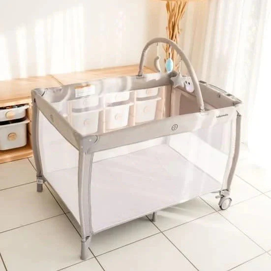 Babystudio 8 in 1 Portacot Grey - Image 3