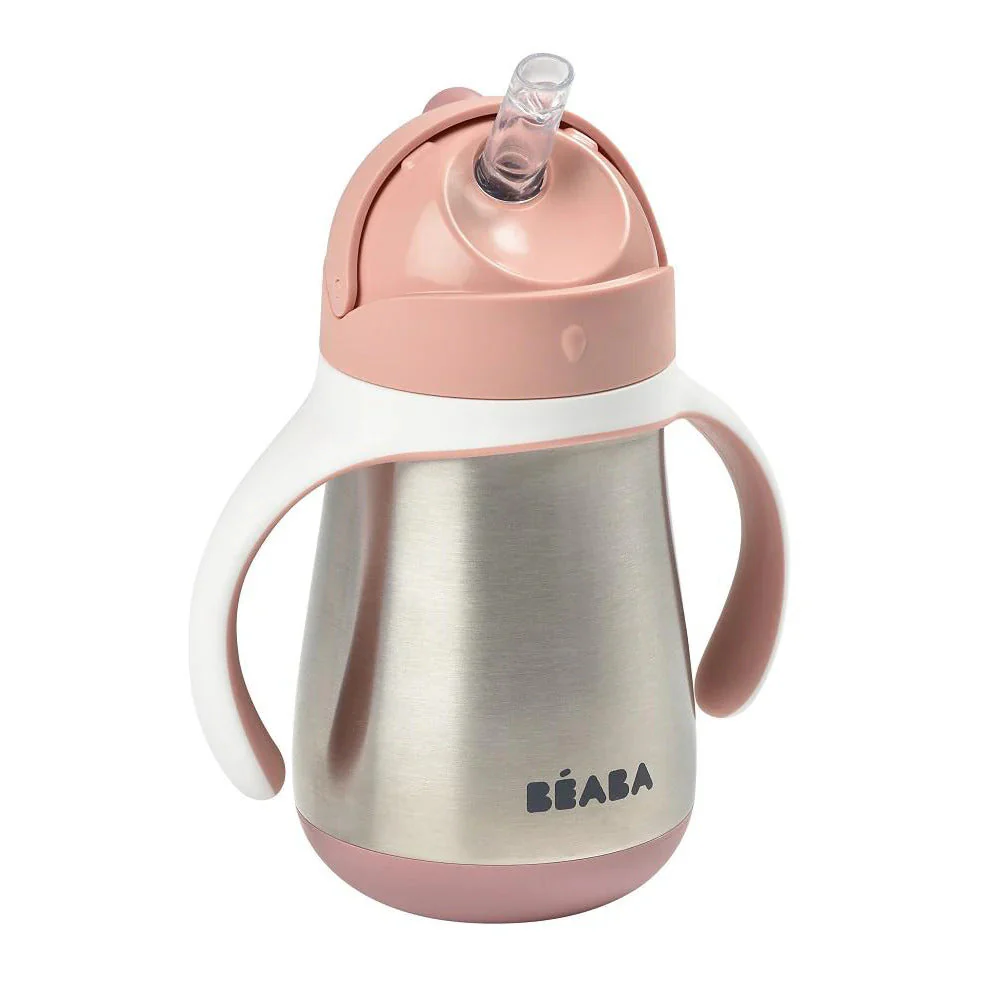Beaba Stainless Steel Straw Cup 250ml - Image 2