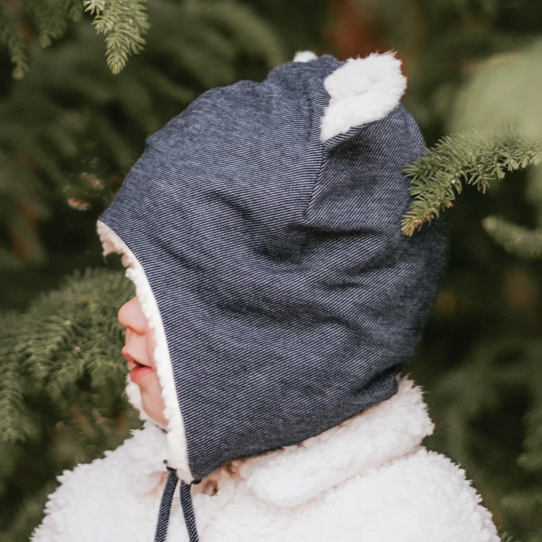 Bedhead Fleecy Baby Beanie - Denim - Image 4