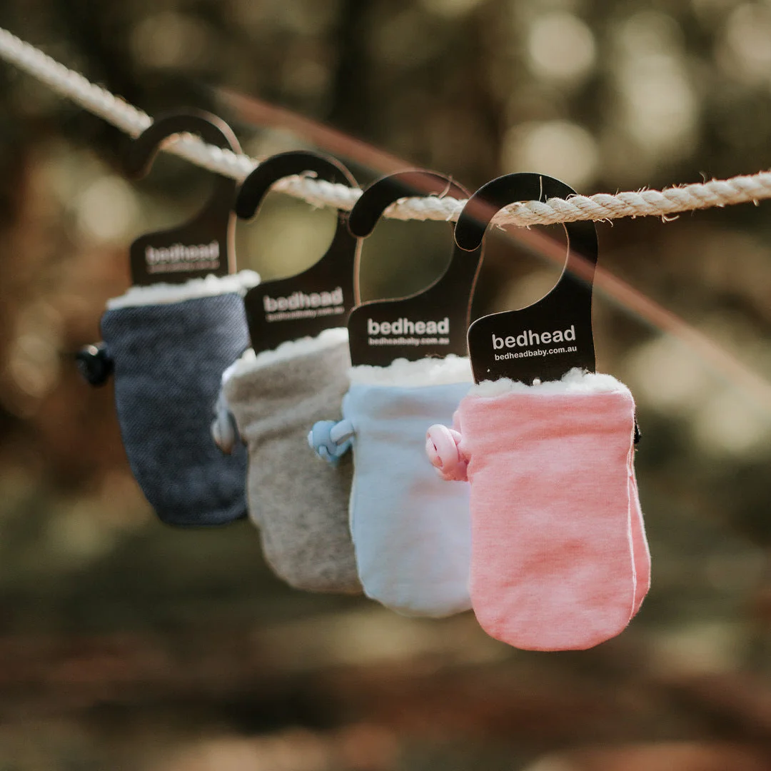 Bedhead Fleecy Baby Mitten - Denim - Image 3