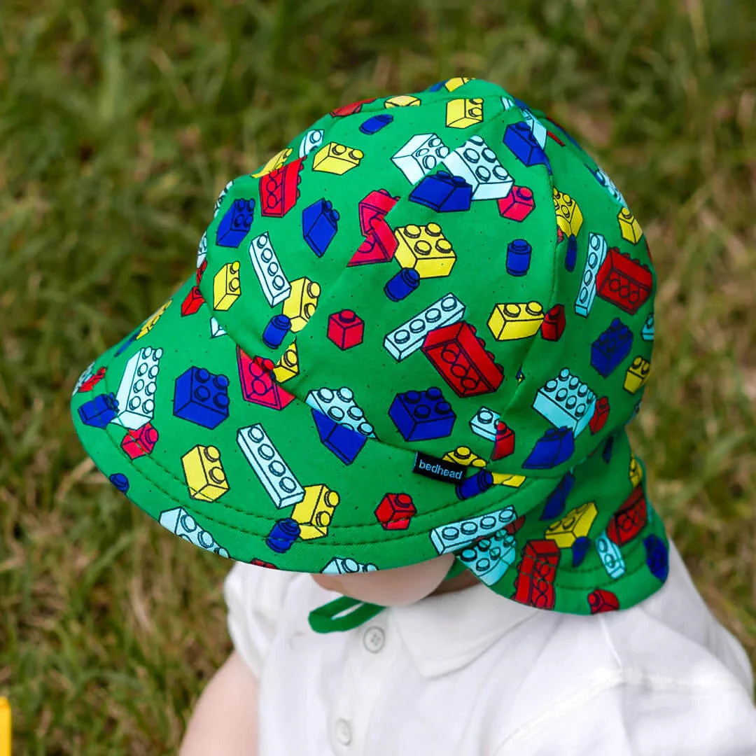 Bedhead Legionnaire Flap Sun Hat - Blocks - Image 2