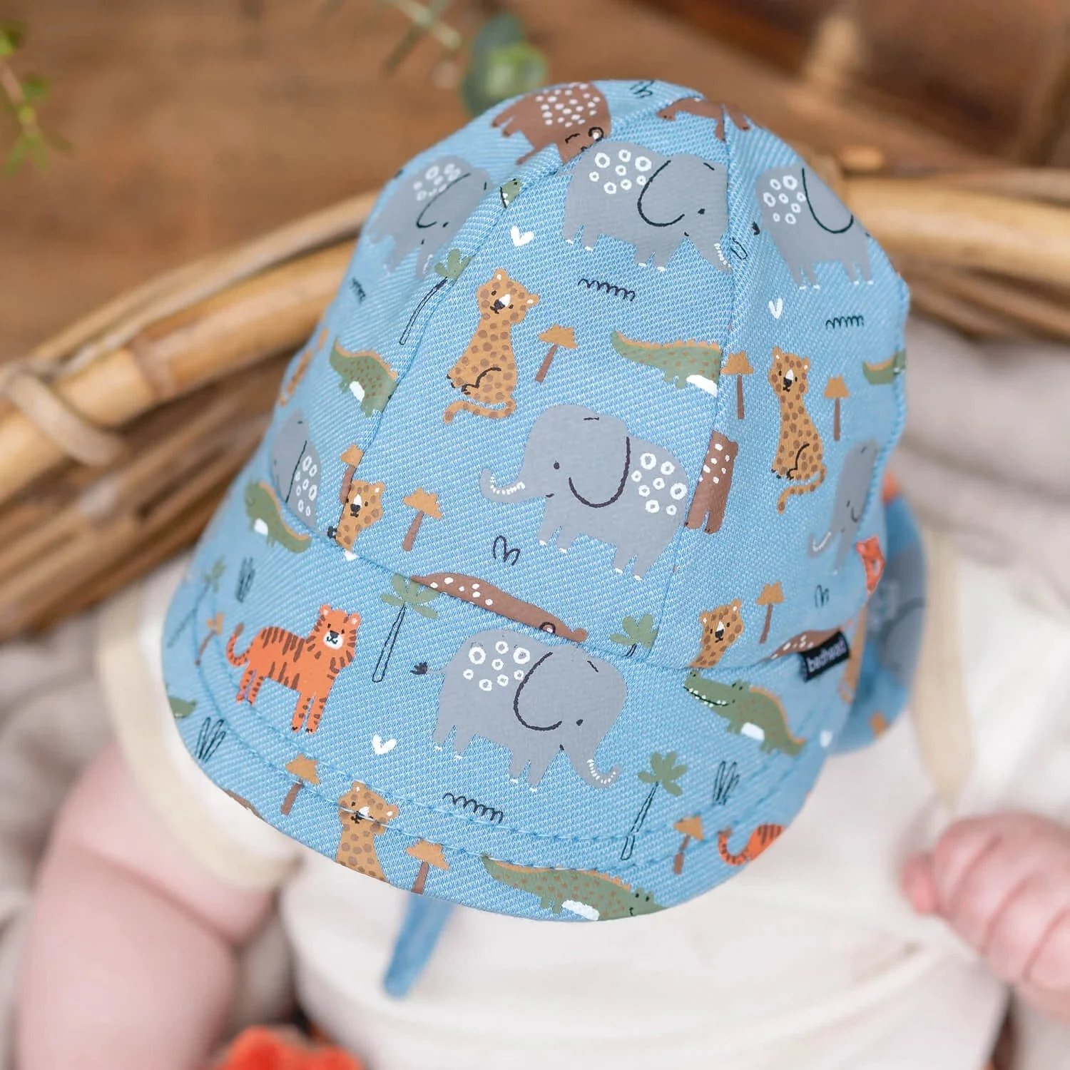 Bedhead Legionnaire Flap Sun Hat - Safari - Image 2