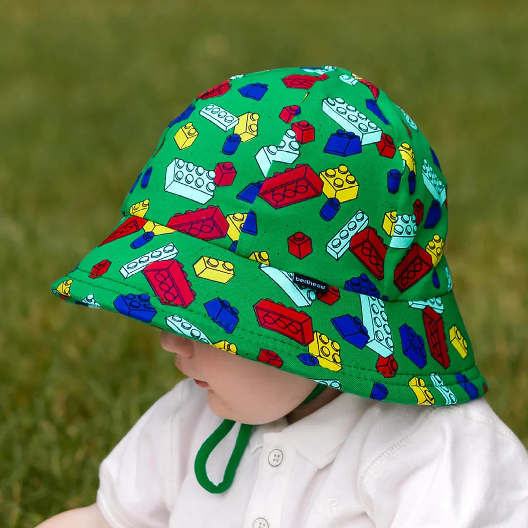 Bedhead Toddler Bucket Sun Hat - Blocks - Image 2