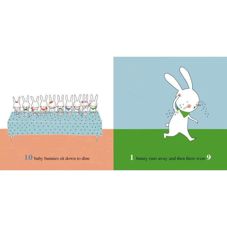 10 Baby Bunnies Board Book - Image 3