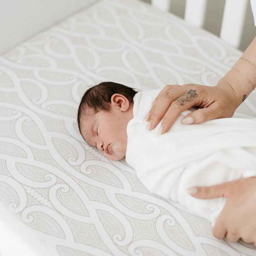 BO & KO Baby Te Pātiki Fitted Cot Sheet - Image 7