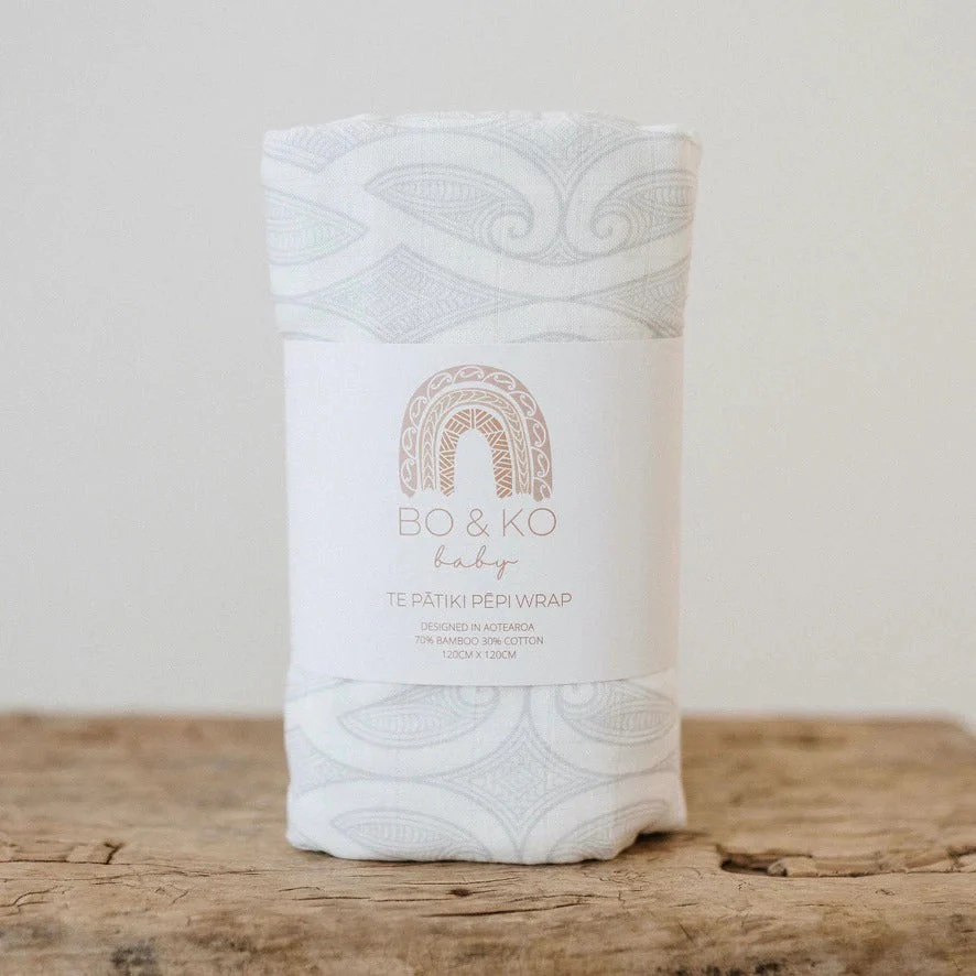 BO & KO Baby Te Pātiki Pēpi Wrap