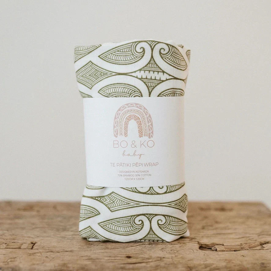 BO & KO Baby Te Pātiki Pēpi Wrap - Image 2