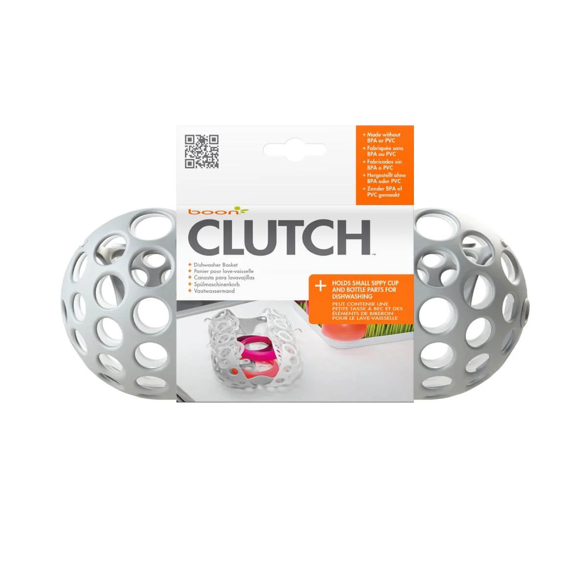 Boon Clutch Dishwasher Basket - Grey/White - Image 6