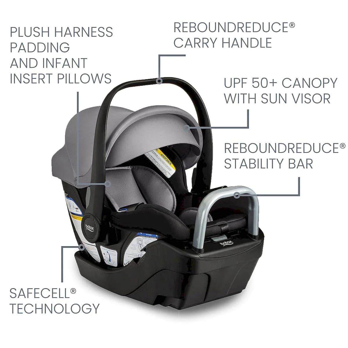 Britax Willow™ S Infant Car Seat with Alpine Base - Image 4