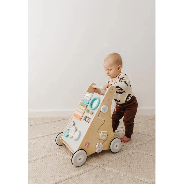 Bubble Wooden Activity Play Walker - Image 2