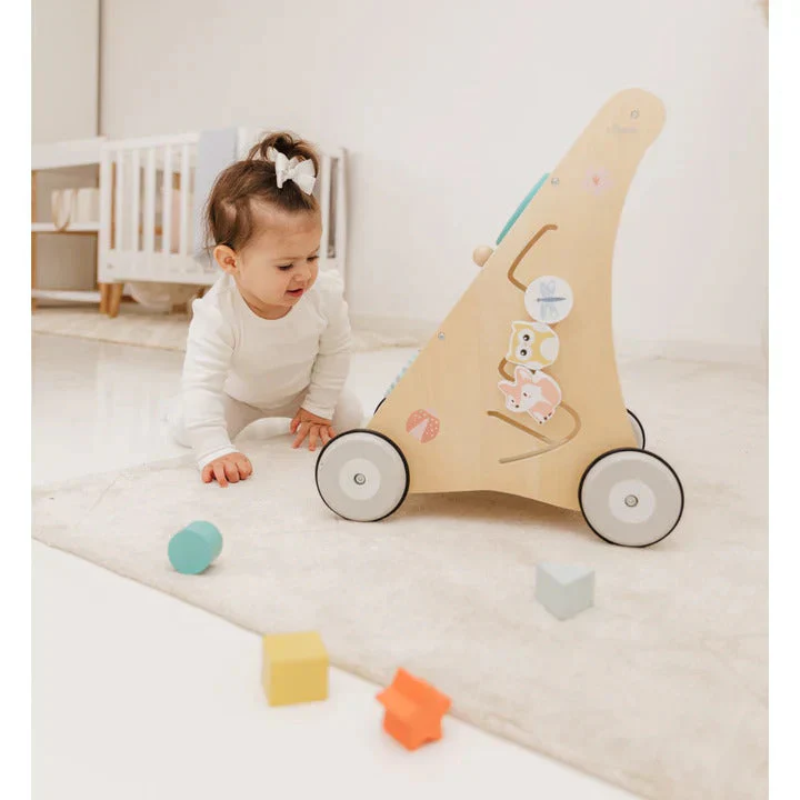 Bubble Wooden Activity Play Walker - Image 4