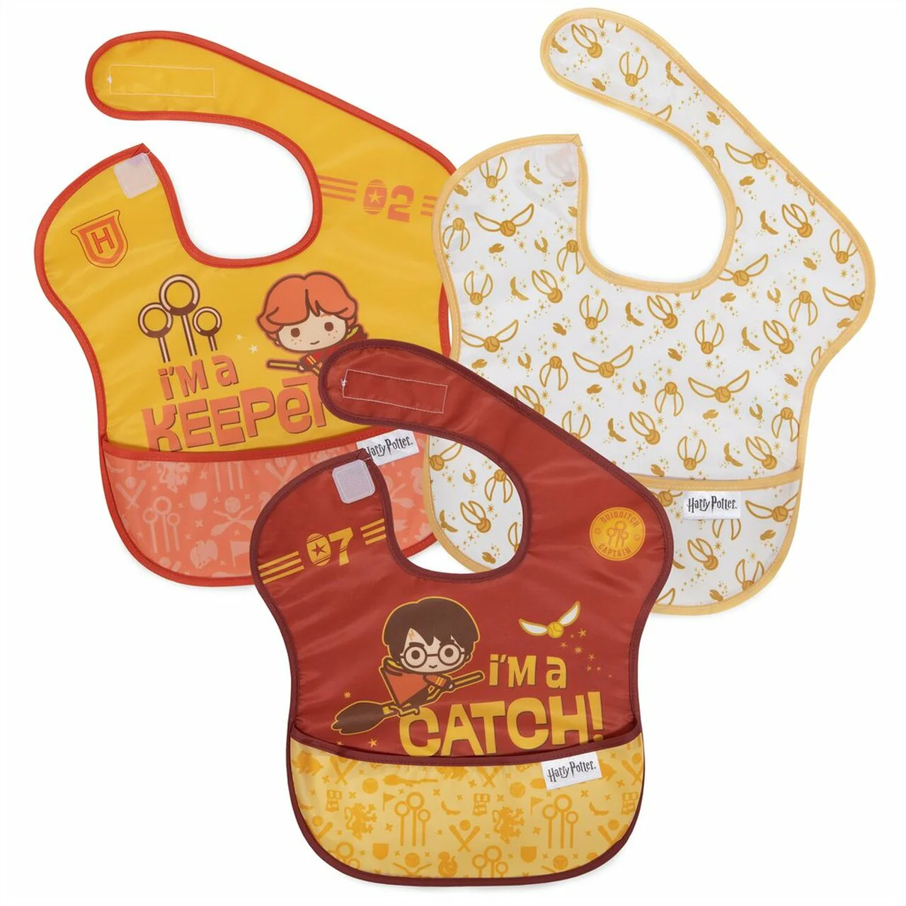 Bumkins Harry Potter Super Bib 3pk - Image 4