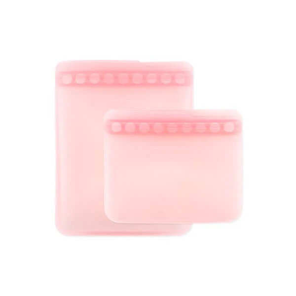 Bumkins Silicone Flat Reusable Bags 2pk - Image 3